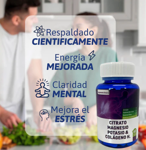 Citrato Magnesio Potasio y Colageno ES