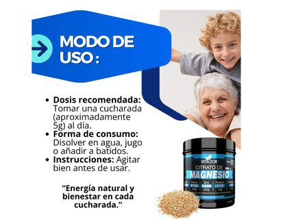 CITRATO DE MAGNESIO 500gr